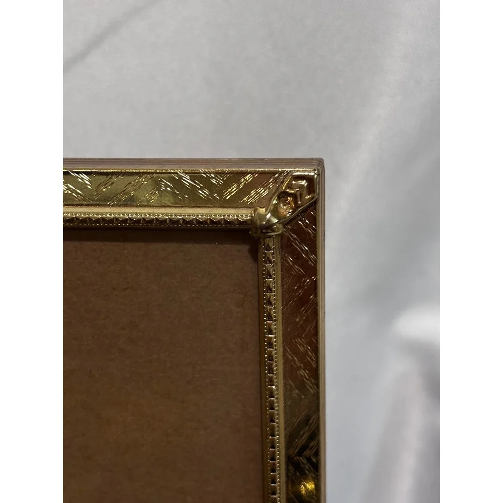 Vintage Photo Frame Lot Gold Tone & Pewter Ornate Variety Frame Set 6 Pieces